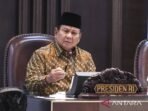 Presiden Prabowo Pimpin Sidang Paripurna Perdana